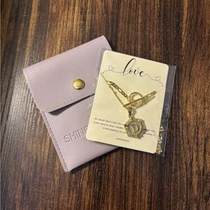 Gold Necklace with Pendant